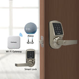Smart door Lock, SCYAN X2 with Touchscreen Keypad Access, Auto Lock, for Home, office, Airbnb rental house, Refurbished