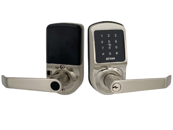 Smart door Lock, SCYAN X2 with Touchscreen Keypad Access, Auto Lock, for Home, office, Airbnb rental house, Refurbished
