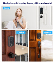 Scyan D1 Bluetooth Touchscreen Deadbolt,  for Home, Airbnb rental house, Aged Bronze