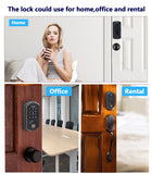 Scyan D1 Bluetooth Touchscreen Deadbolt,  for Home, Airbnb rental house, Aged Bronze