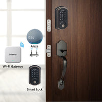 Scyan D1 Bluetooth Touchscreen Deadbolt,  for Home, Airbnb rental house, Aged Bronze
