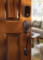 D2 Touchscreen Keypad Deadbolt with Key Fob Access, Aged Bronze