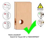 X5 Fingerprint Touchscreen Key Fob Door Lock with OLED Display