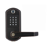 X10 Bluetooth Enabled Fingerprint Touchscreen Key Fob Door Lock Aged Bronze