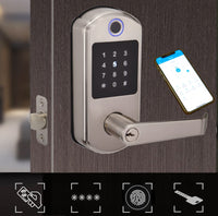 X10 Bluetooth Enabled Fingerprint Touchscreen Key Fob Door Lock