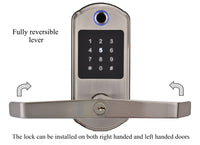X10 Bluetooth Enabled Fingerprint Touchscreen Key Fob Door Lock