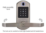 X10 Bluetooth Enabled Fingerprint Touchscreen Key Fob Door Lock