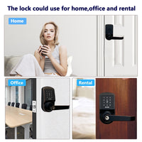 Smart door Lock, SCYAN X2 with Touchscreen Keypad Access, Auto Lock, for Home, Office, Airbnb rental house