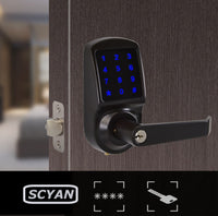 X3 Touchscreen Keyless Keypad Door Lock, Aged Bronze, Non Handed