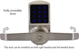 X3 Touchscreen Keyless Keypad Door Lock, Satin Nickel, Non Handed