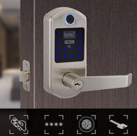 X5 Fingerprint Touchscreen Key Fob Door Lock with OLED Display