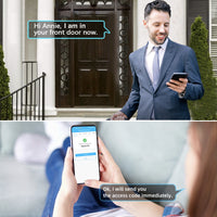 Scyan D1 Bluetooth Touchscreen Deadbolt, for Home, Airbnb rental house, Satin Nickel