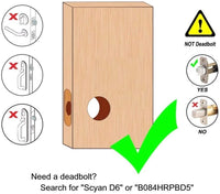 X10 Bluetooth Enabled Fingerprint Touchscreen Key Fob Door Lock Aged Bronze